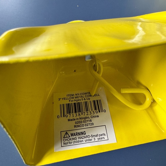 Yellow Cow Bells x12 - Picture 5 of 5